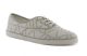 Calvin Klein Rea city grid smooth patent WEY white pearl