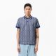 Polo Jacquard Monogramme Paris Lacoste DH1417 QIE Methylene Flour