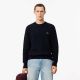 Pull col rond avec torsade Lacoste AH2924 166 Navy Blue