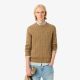Pull Torsadé Col Rond Lacoste AH7627 BUH Viennese Green