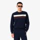 Sweatshirt Lacoste SH5498 6WZ Navy Blue Flour Red Vermo