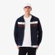 Sweatshirt Zippé Capuche Lacoste SH5913 6WZ Navy Blue Flour Red Vermo