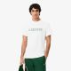 T shirt Lacoste TH0217 White Blanc/Vert