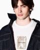 T-Shirt Armani Exchange XM002501 AF10356 U0009 Blanc Cassé