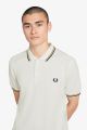 Fred Perry Twin Tipped Shirt Snow White Gold Black M3600 J81