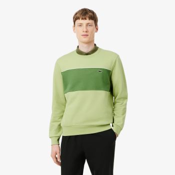 Sweatshirt Lacoste SH0887 Lamb'S Blanc Cassé/Vert Mâche