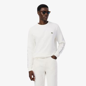 Sweatshirt Lacoste SH0891 70V Blanc Cassé