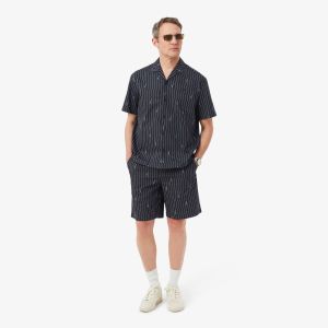 Short Lacoste GH1964 Blackbird Noir/Blanc