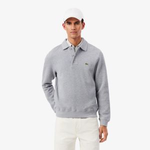 Sweatshirt Lacoste SH5781 Silver Argent Chiné