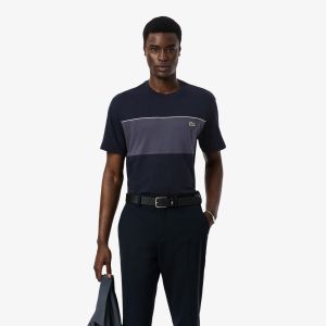 T shirt Lacoste TH0896 Blackbird Noir/Anthracite