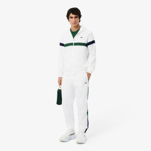 Survêtement Lacoste WH0219 White Blanc/Vert
