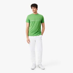 Jogging Lacoste XH0256 Billiard Blanc/Vert Billard