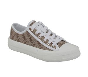 Baskets Guess Carey2 Fljcr2 Fal12 Beige Marron BEIBR