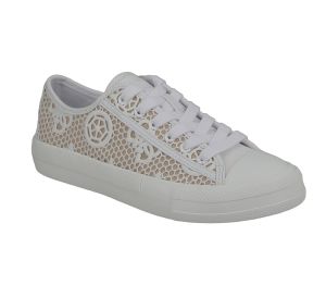 Baskets Guess Carey2 Fljcr2 Fap12 Blanc