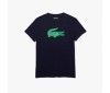T-shirt Lacoste TH2042 BWY Navy Blue Clover Green