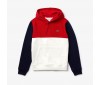 Sweatshirt à capuche Lacoste SH8865 AVJFlour Red Navy Blue