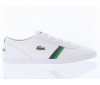 lacoste radford ac spm lth white green color Blanc
