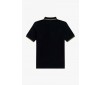 Polo Fred Perry Twin Tipped M3600 P31 Navy Ashblue Gold