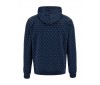 Sweatshirt Guess à capuche Leroi 4G Aop Silk Blue Z3YQ13 FL04Q P7IU