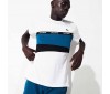 T-shirt Lacoste TH8427 4WL WHITE ILLUMINATION BLACK