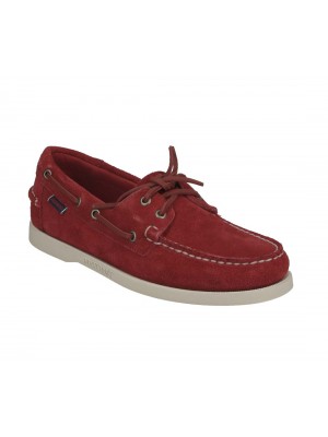 Sebago Docksides Portland Flesh Out 7111PTW 913 Red Chily Red