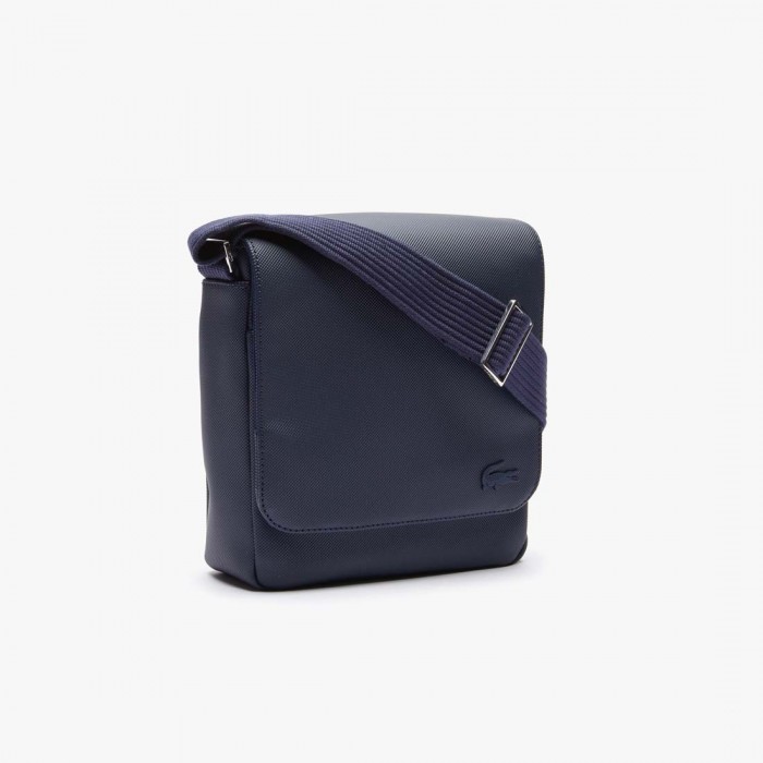 Sac Lacoste NH2341HC 021 Navy flap crossover bag