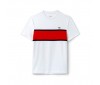 T-shirt Lacoste th2097 fka white etna red navy blue