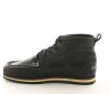 Chaussure Lacoste Sauville mid 2 en cuir noir.
