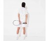 Polo tennis Lacoste DH8490 CY1 White Black Fluo Zest