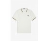 Fred Perry Twin Tipped Shirt Snow White Gold Black M3600 J81