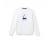 Sweatshirt Lacoste SH9212 522 blanc marine