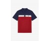 Polo Fred Perry Contrast Panel Pique Rich Red M5577 A25