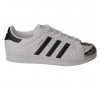 Adidas Superstar metal toe w white black silver BB5114