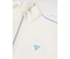 Sweatshirt zippé en  suédine Guess Randell Salt White Z3YQ09 KBC00 G018