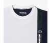 T-shirt Tennis Lacoste TH1784 MRI White Navy Blue Sinople