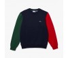 Sweatshirt Lacoste SH9615 4XN Navy Blue Green Red