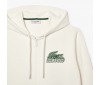 Sweatshirt à capuche zippé Lacoste SH5088 70V Flour