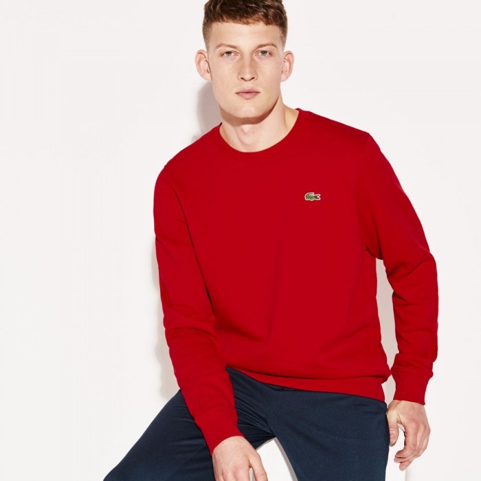 lacoste red sweatshirt