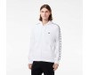Sweatshirt à capuche zippé Lacoste SH7457 001 White