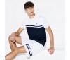 T-shirt Lacoste TH3342 522 WHITE NAVY BLUE