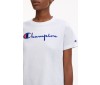 T-shirt wmns Champion big logo Crewneck 110992 S18 WW001 White Europe Limited Edition