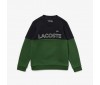 Sweatshirt Junior Lacoste SJ1159 ELT Abimes Vert Blanc