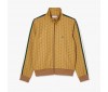 Sweatshirt Lacoste zippé Paris Jacquard Monogramme SH1368 QIB Cookie Pistil