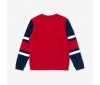 Sweatshirt junior Lacoste SJ9478 SW7 RED NAVY BLUE WHITE RED