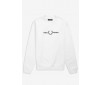 Sweatshirt Fred Perry graphique white M7521 100