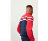 Fila Naso jacket chest stripe t top peacoat Red crm LM161RM8 410