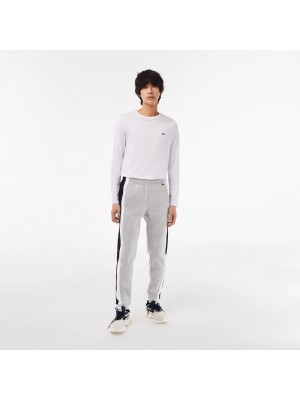 Pantalon Survêtement Lacoste XH5589 SJ1 Silver Chine Black White