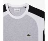 T-Shirt Lacoste TH5607 SJ1 Silver Chine Black White