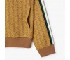 Sweatshirt Lacoste zippé Paris Jacquard Monogramme SH1368 QIB Cookie Pistil
