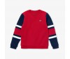 Sweatshirt junior Lacoste SJ9478 SW7 RED NAVY BLUE WHITE RED